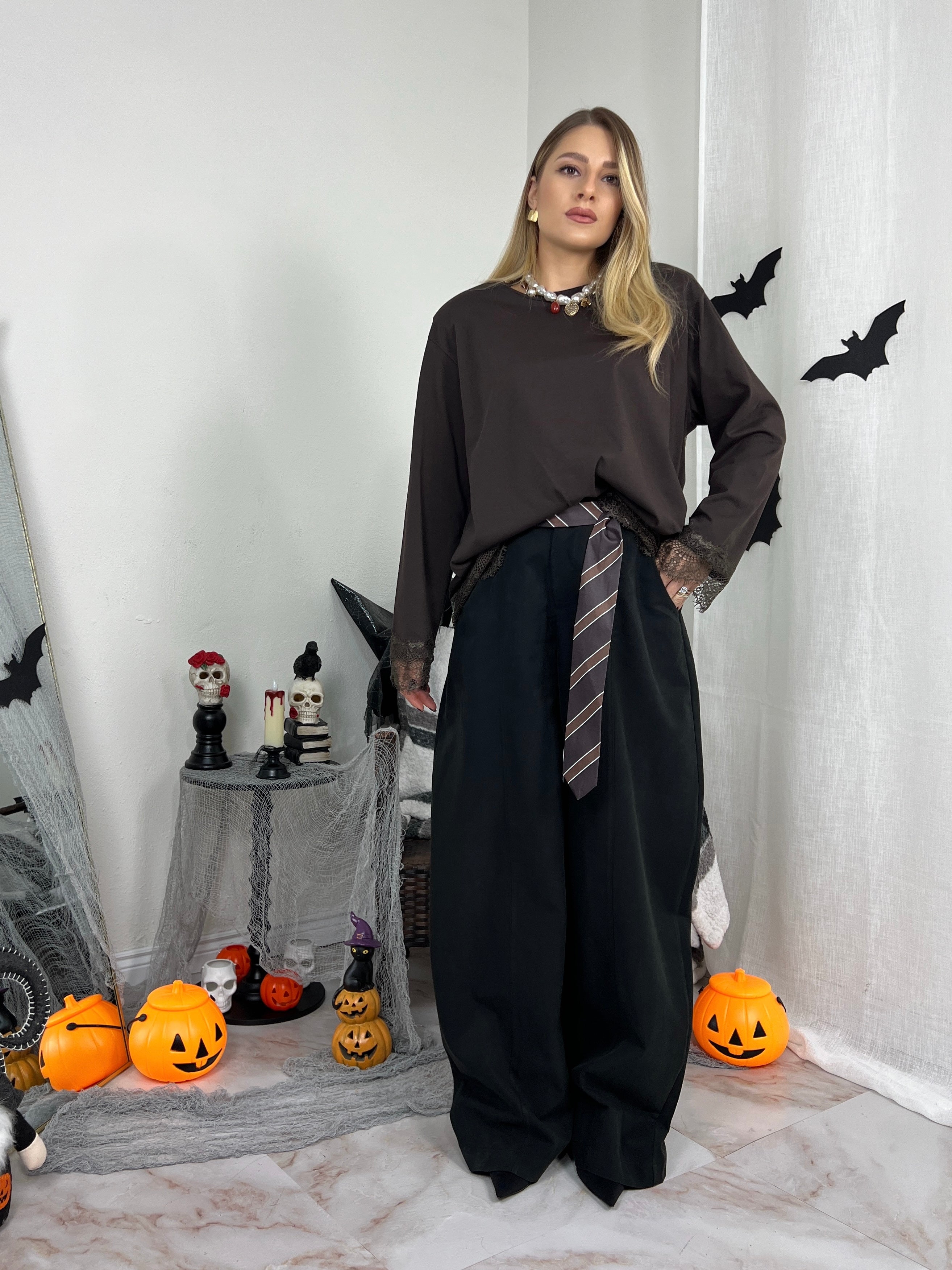 PANTALONE CRAVATTA GREYS