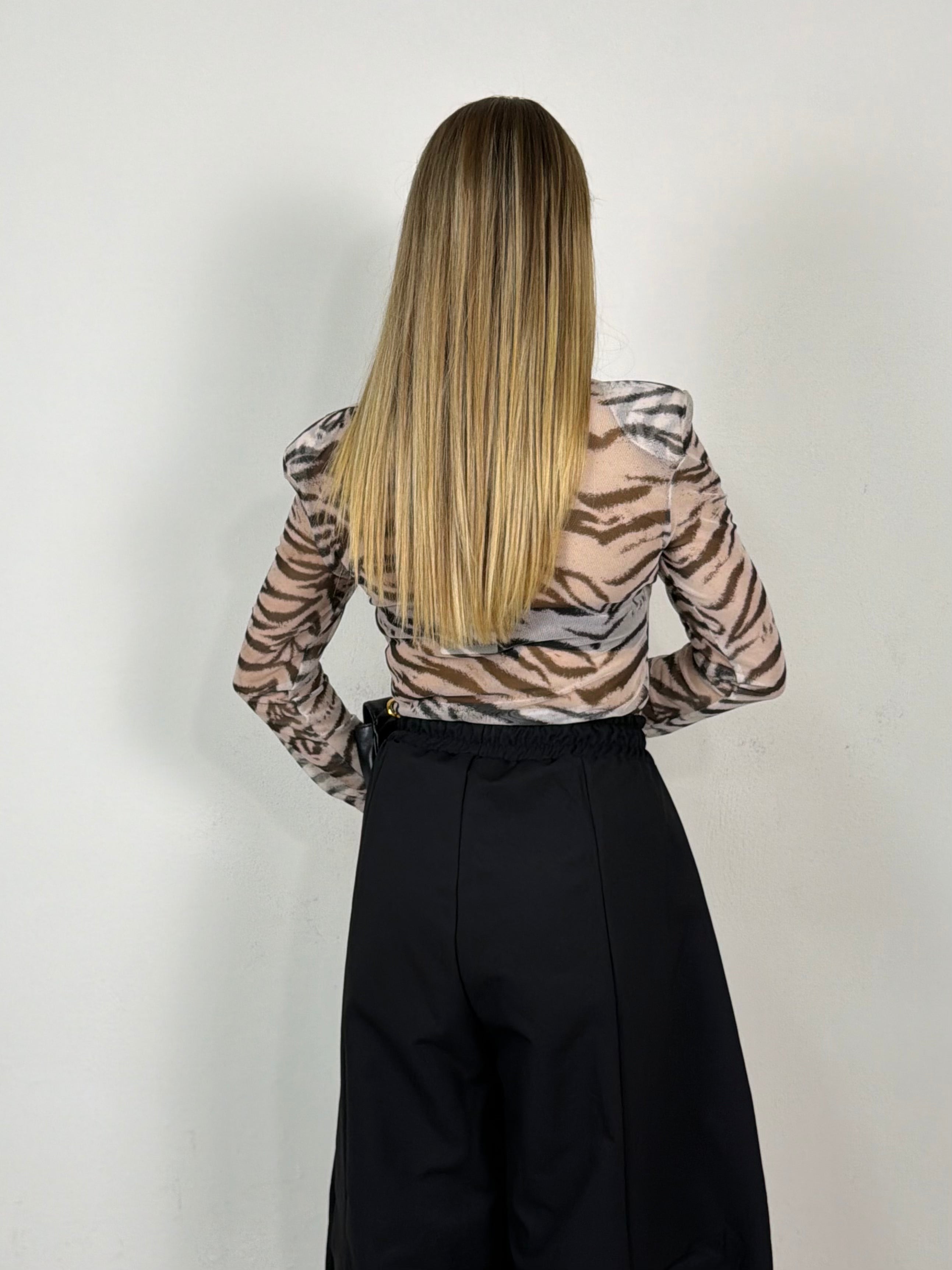 MAGLIA VELATA ZEBRATA