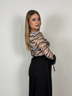 MAGLIA VELATA ZEBRATA