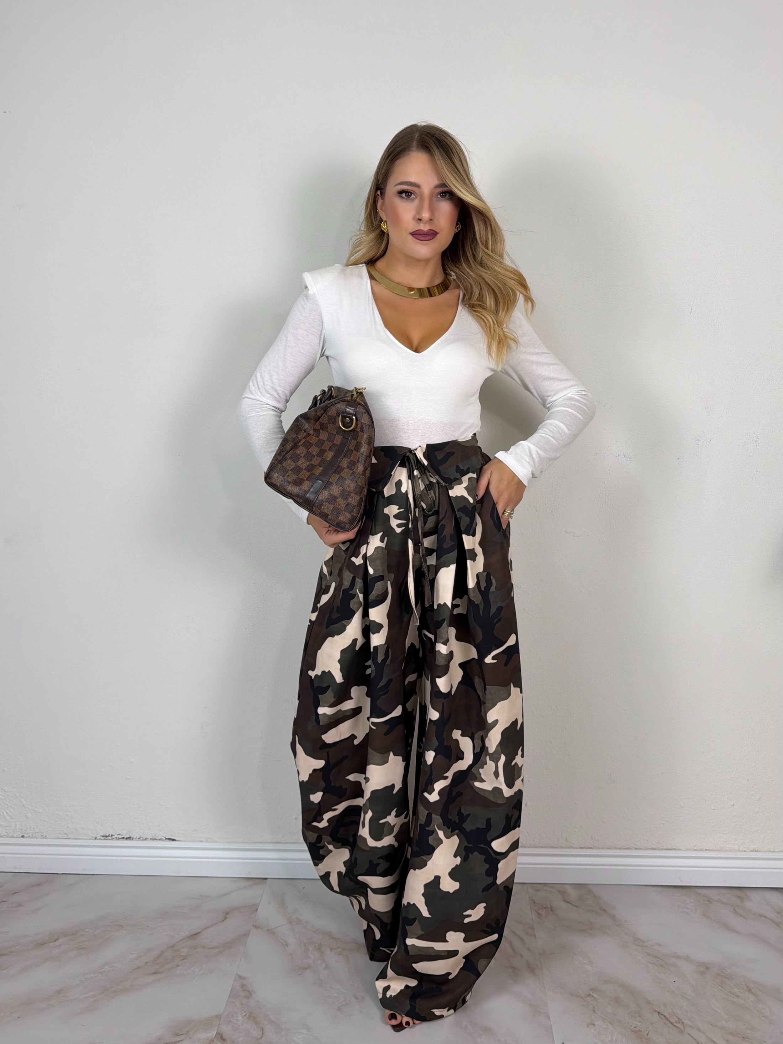 PANTALONE MILITARE JOLIE