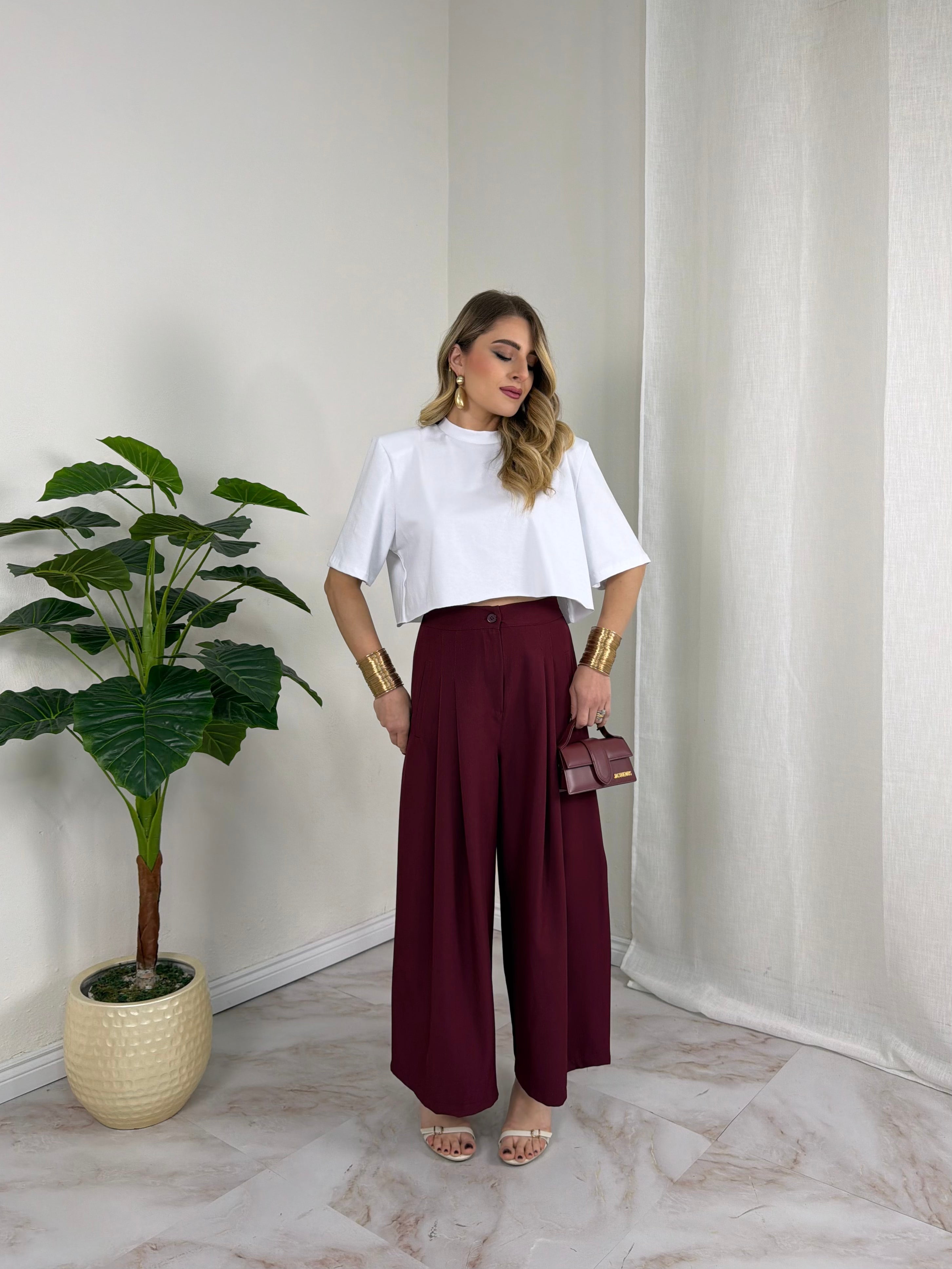 T-SHIRT CROP SPALLINA