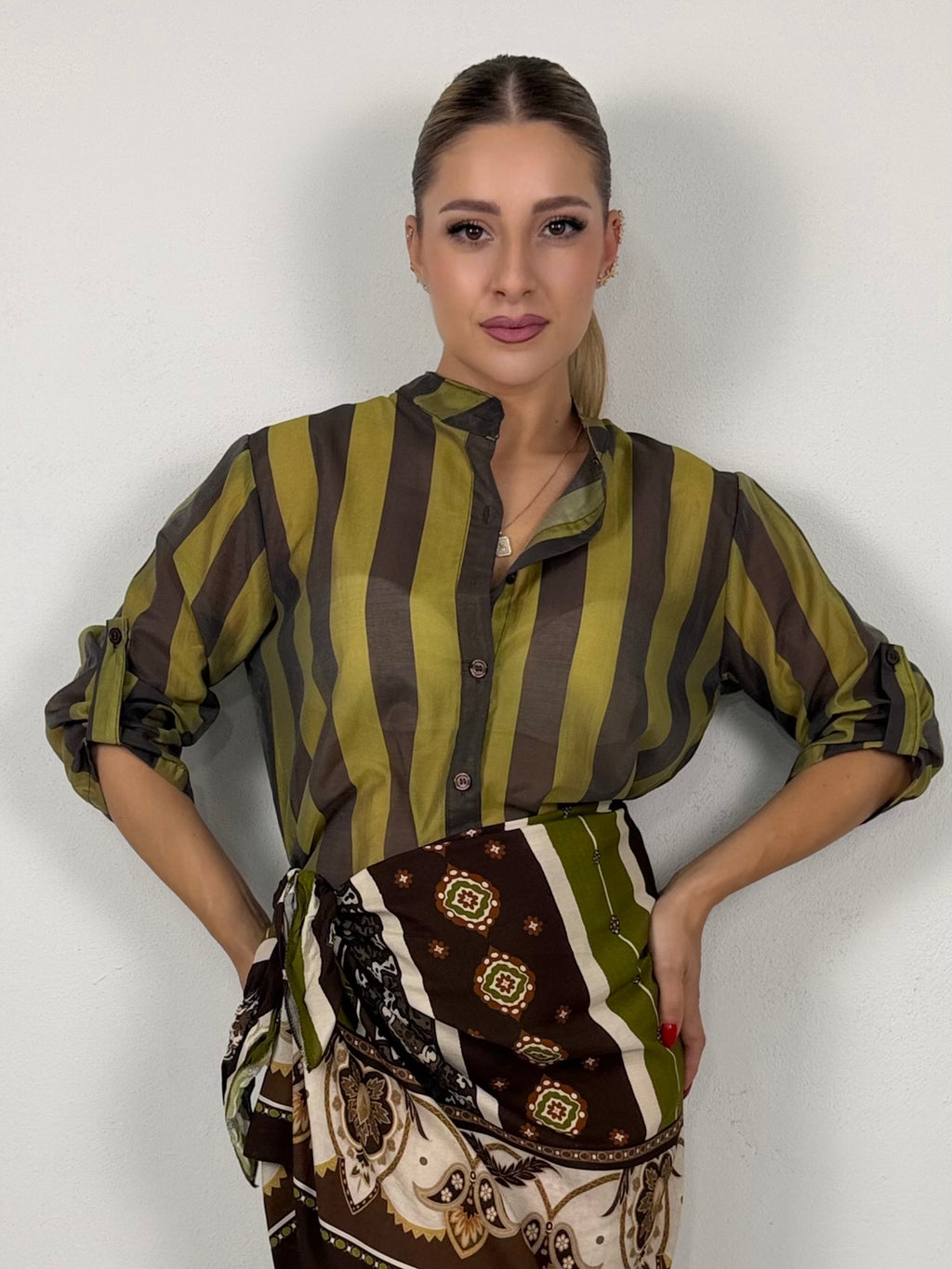 CAMICIA RIGHE REGULAR
