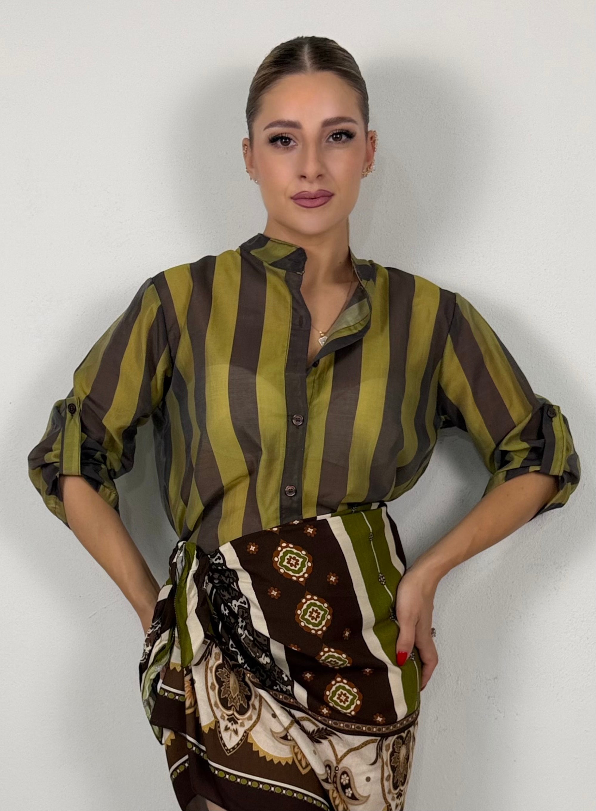 CAMICIA RIGHE REGULAR