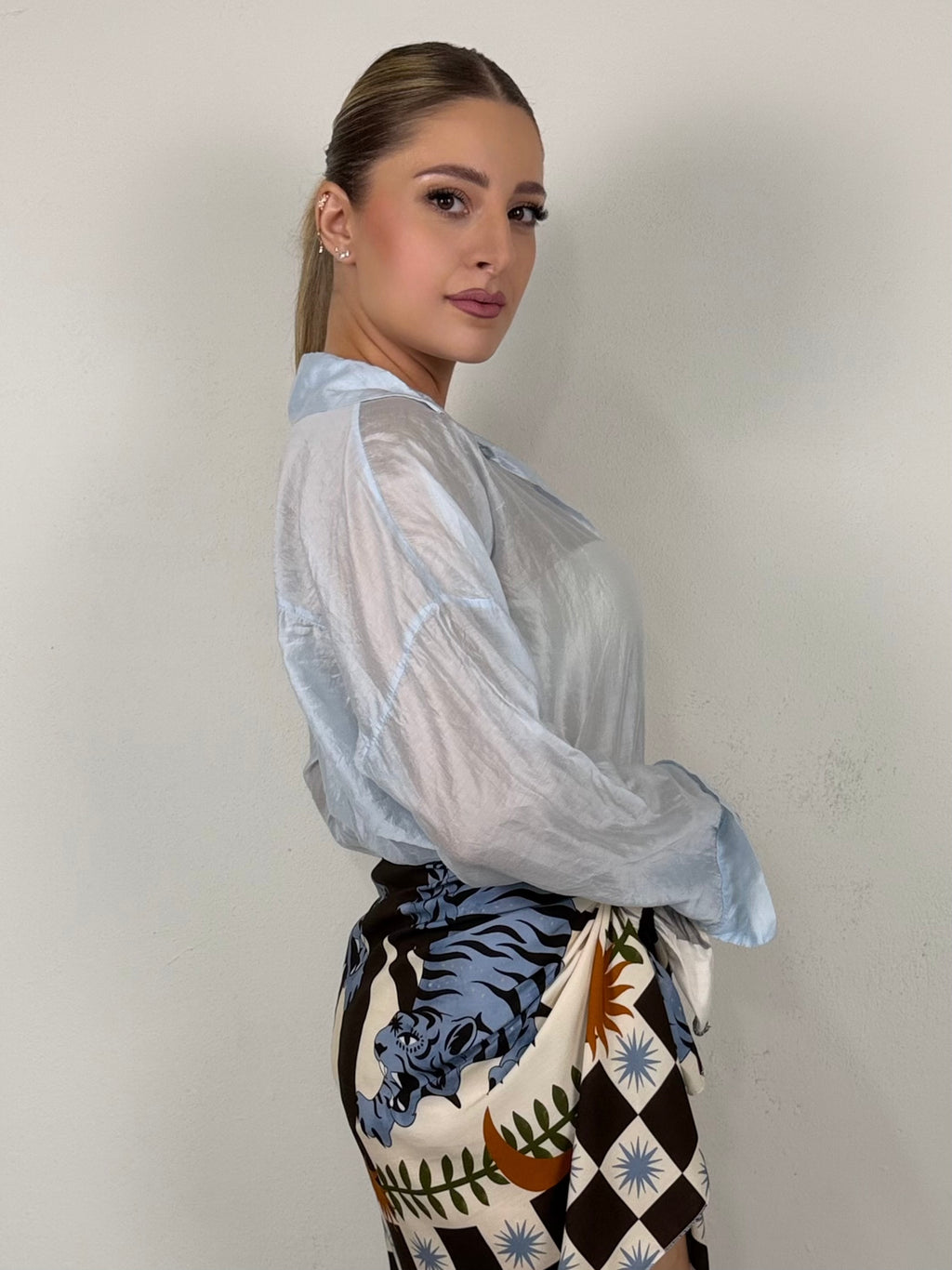 CAMICIA VELATA (25139)