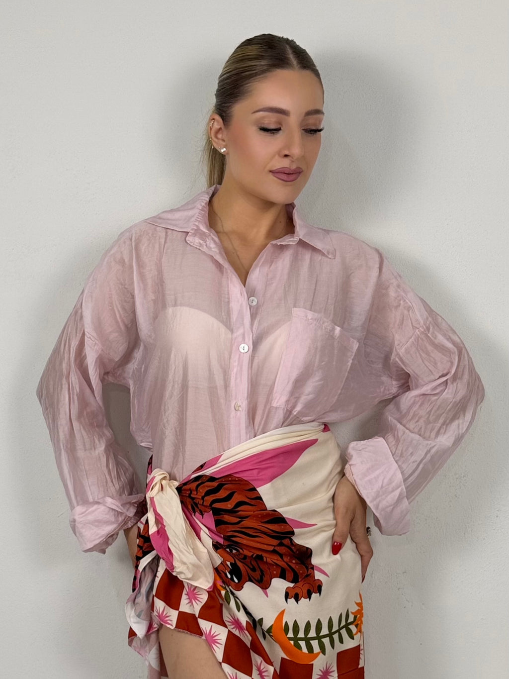 CAMICIA VELATA (25139)