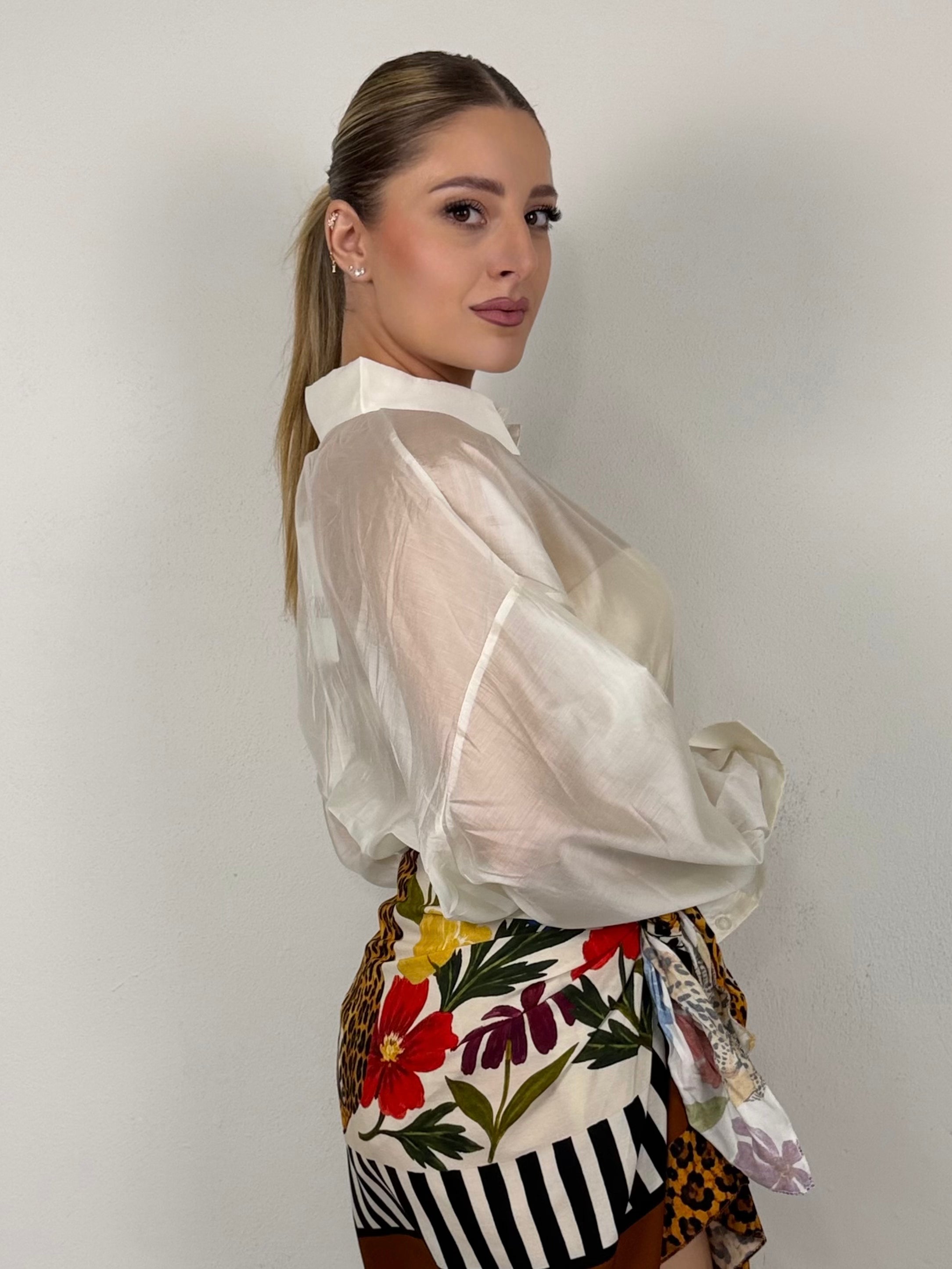 CAMICIA VELATA (6808)