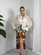 GONNA PAREO TIGER MIDI