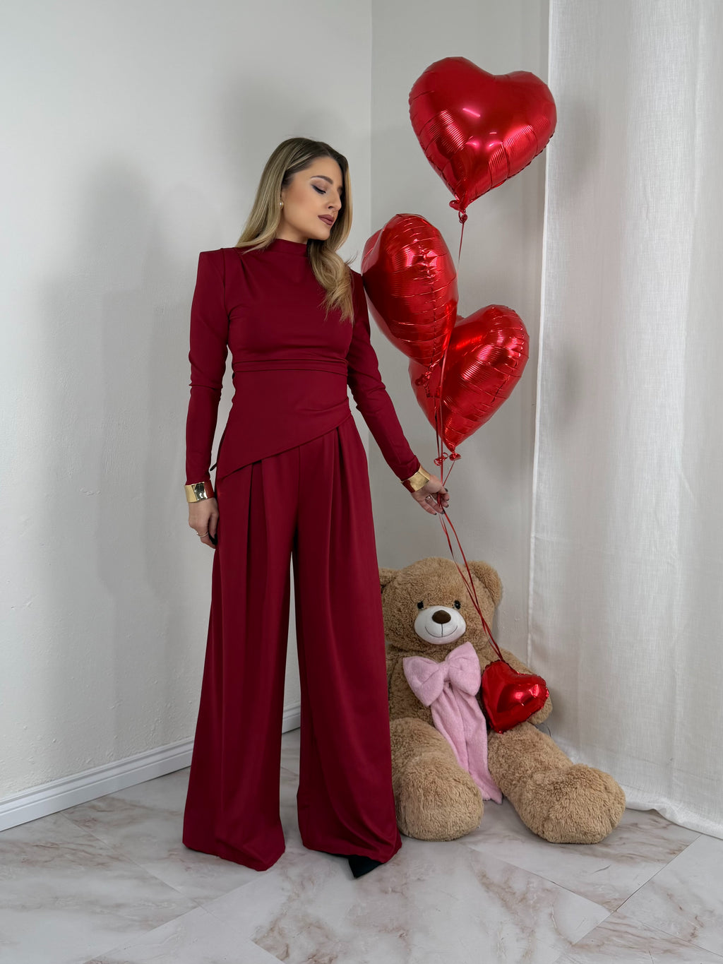 COORDINATO MEREDITH RED