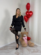 LEGGINGS VELATO HEART