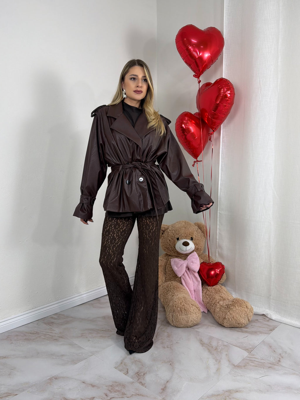 TRENCH ECOPELLE TRUE LOVE