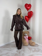 TRENCH ECOPELLE TRUE LOVE
