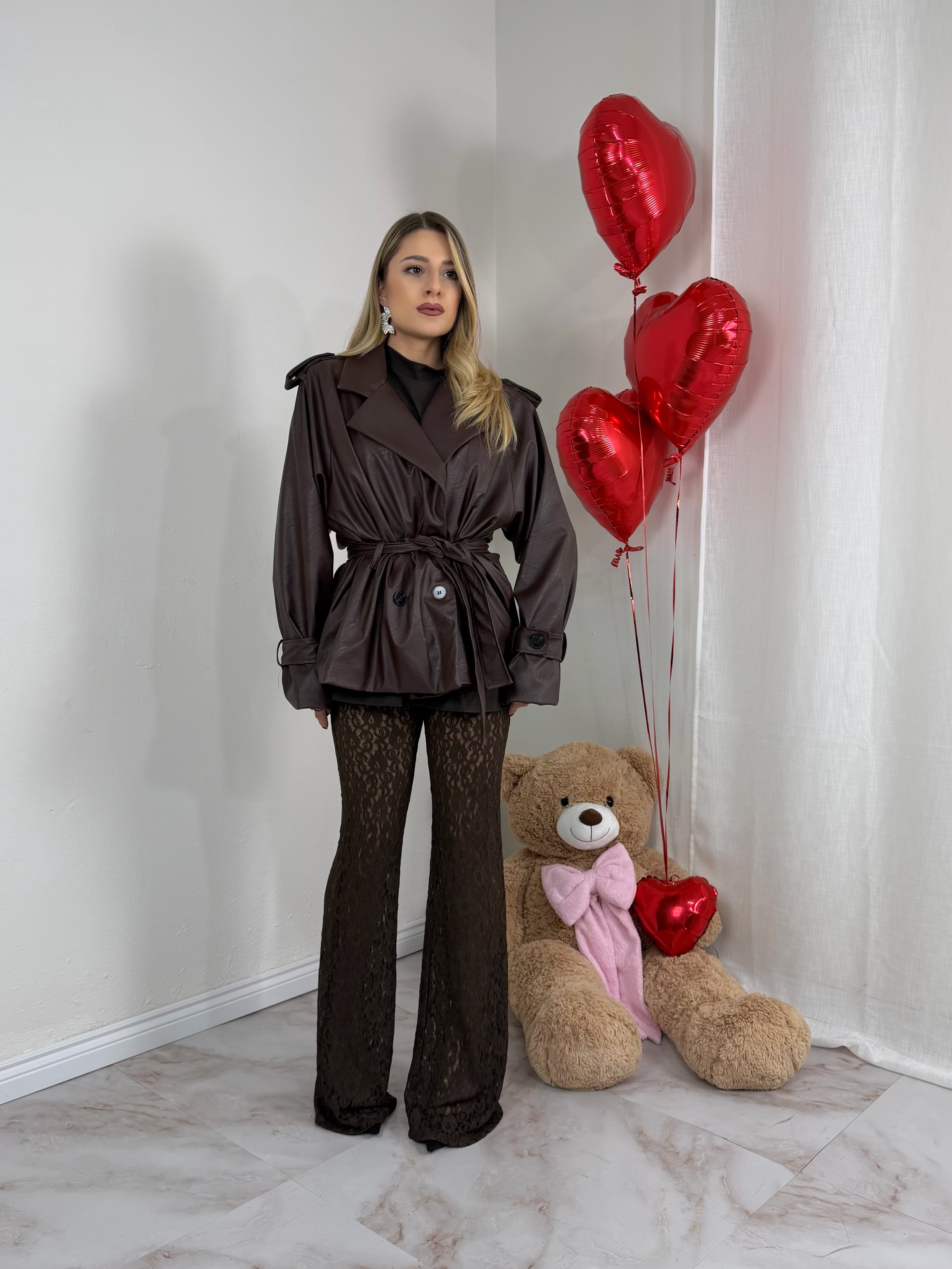 TRENCH ECOPELLE TRUE LOVE