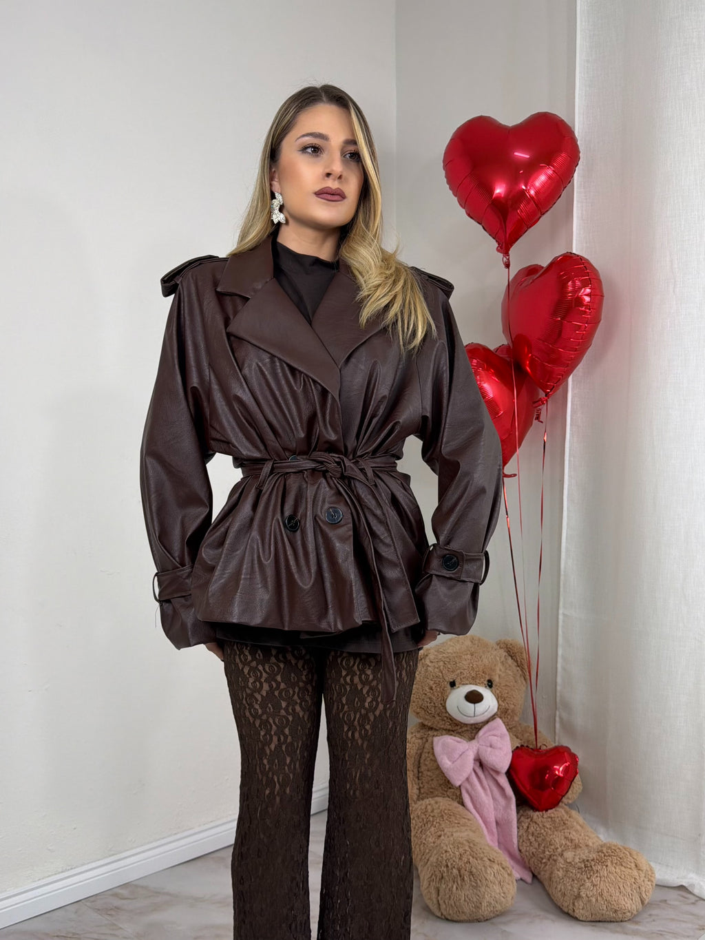 TRENCH ECOPELLE TRUE LOVE