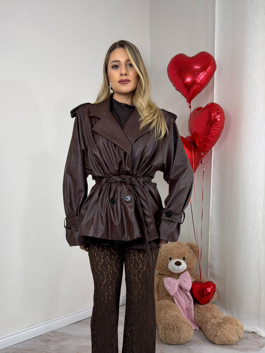 TRENCH ECOPELLE TRUE LOVE
