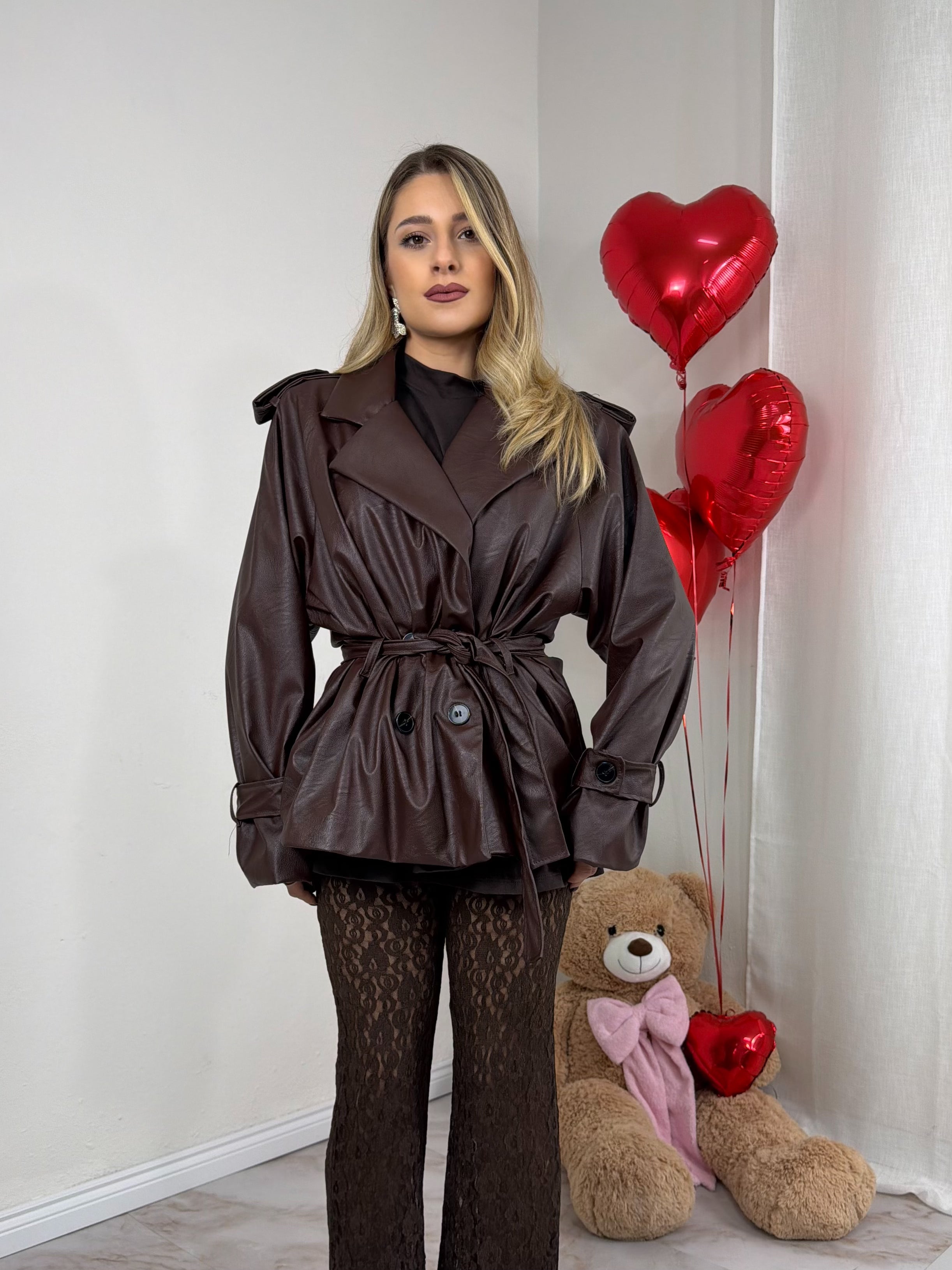 TRENCH ECOPELLE TRUE LOVE