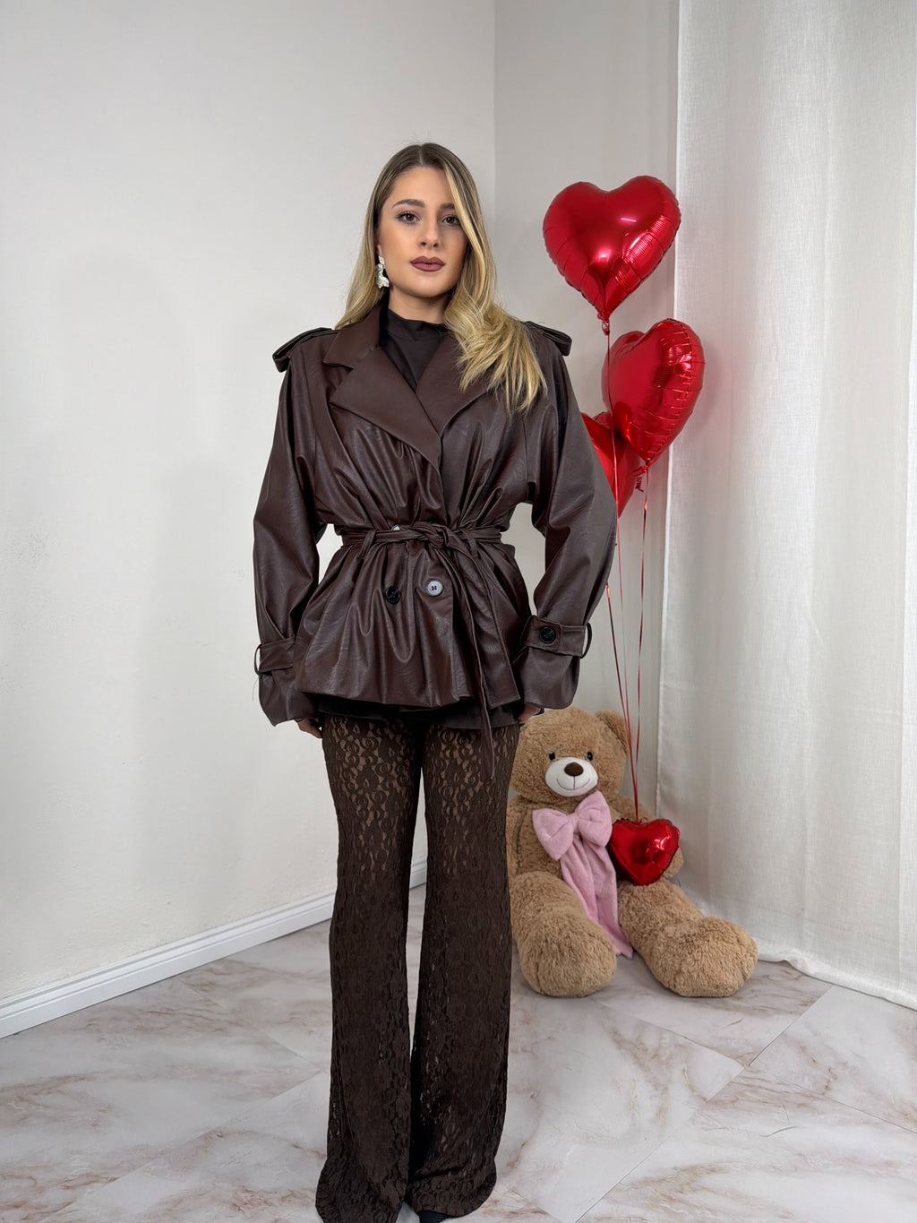 TRENCH ECOPELLE TRUE LOVE