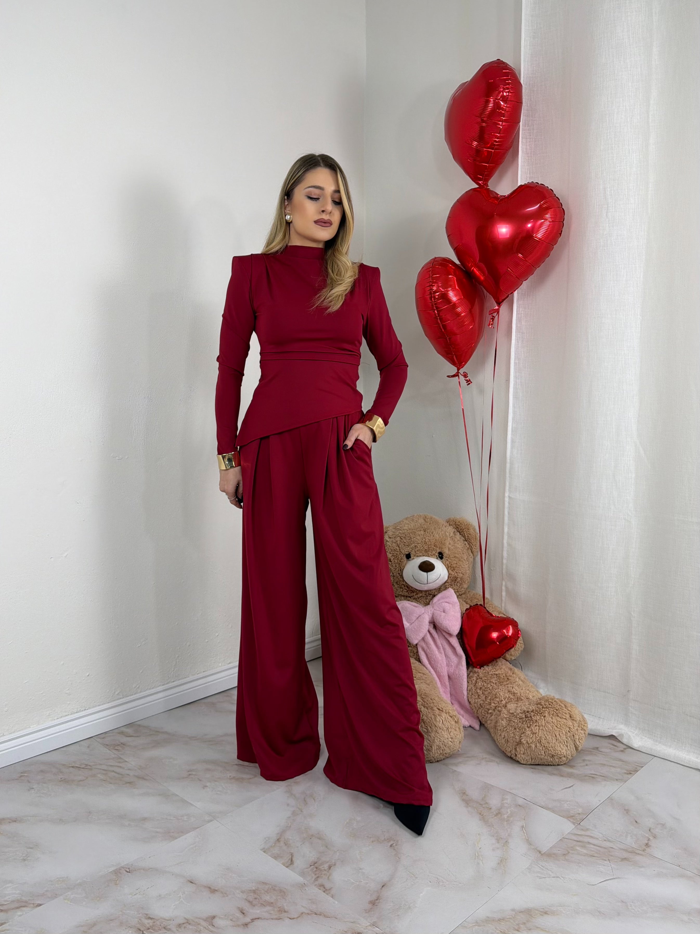 COORDINATO MEREDITH RED