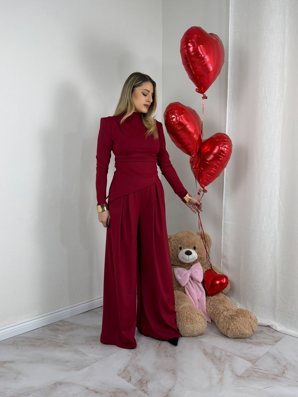 COORDINATO MEREDITH RED