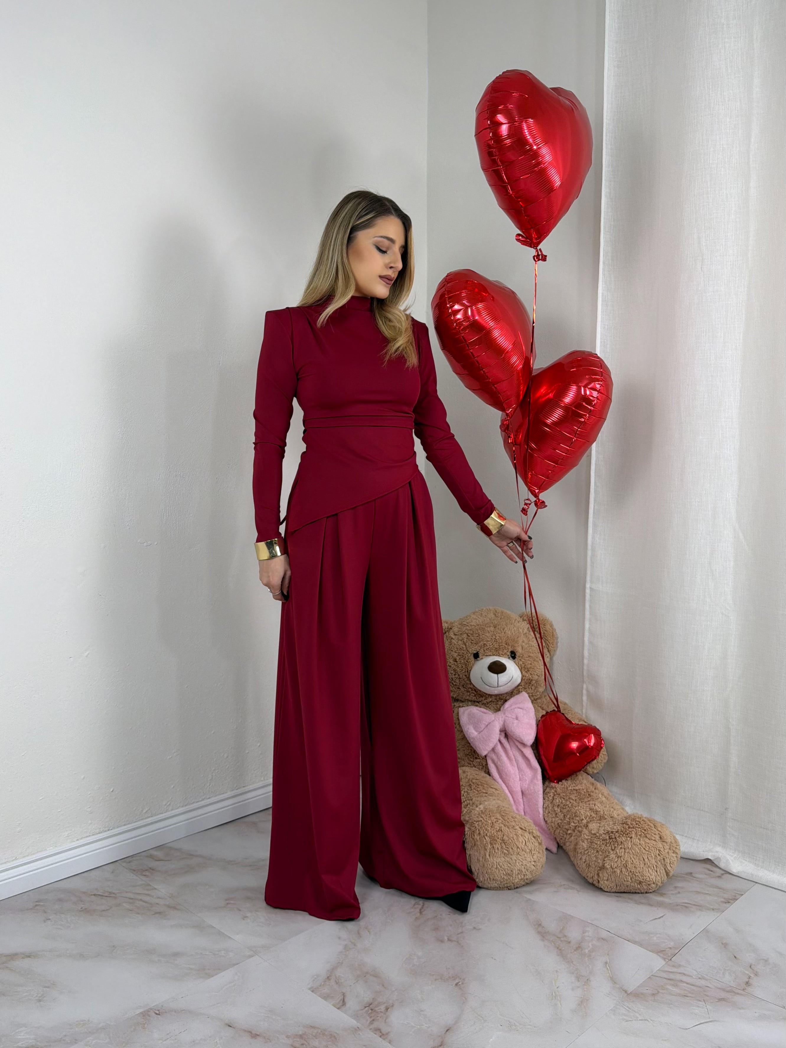 COORDINATO MEREDITH RED