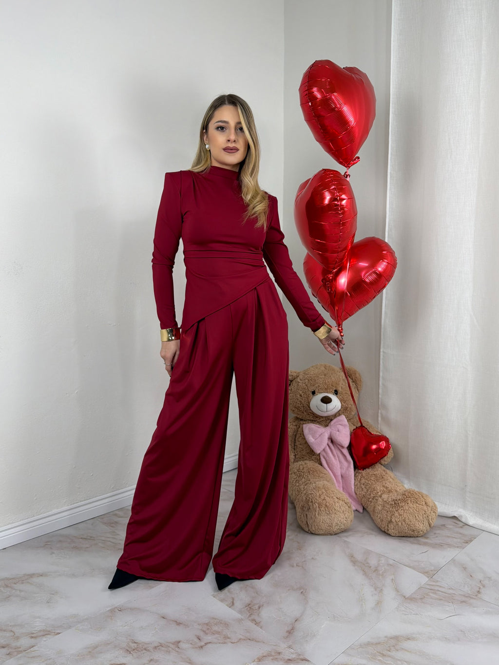 COORDINATO MEREDITH RED