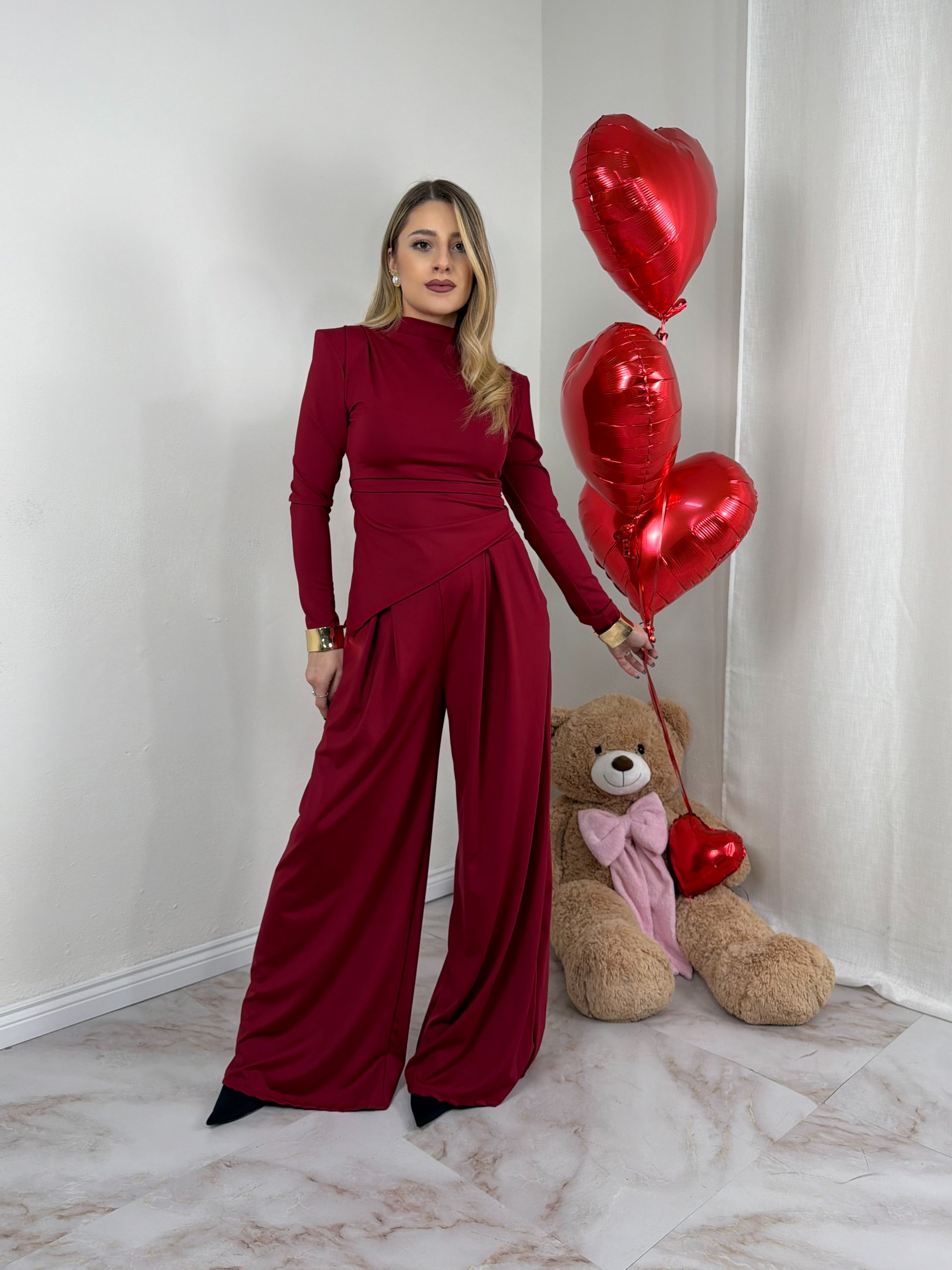 COORDINATO MEREDITH RED