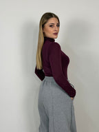 MAGLIA MISTO CASHMERE COLLO ALTO LORY