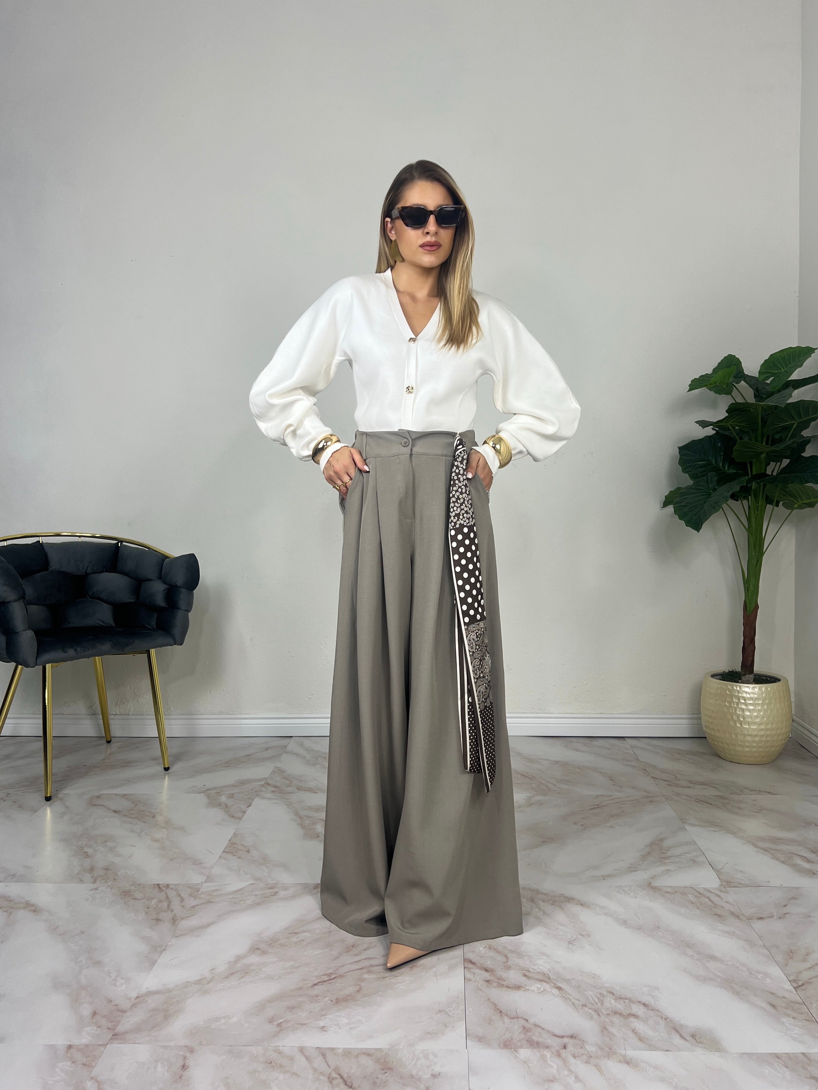 PANTALONE FOULARD