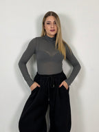 MAGLIA MISTO CASHMERE COLLO ALTO LORY