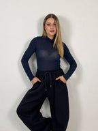 MAGLIA MISTO CASHMERE COLLO ALTO LORY