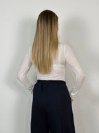 MAGLIA MISTO CASHMERE COLLO ALTO LORY