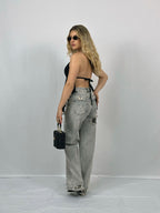 JEANS MACULATO BRILLANTINI