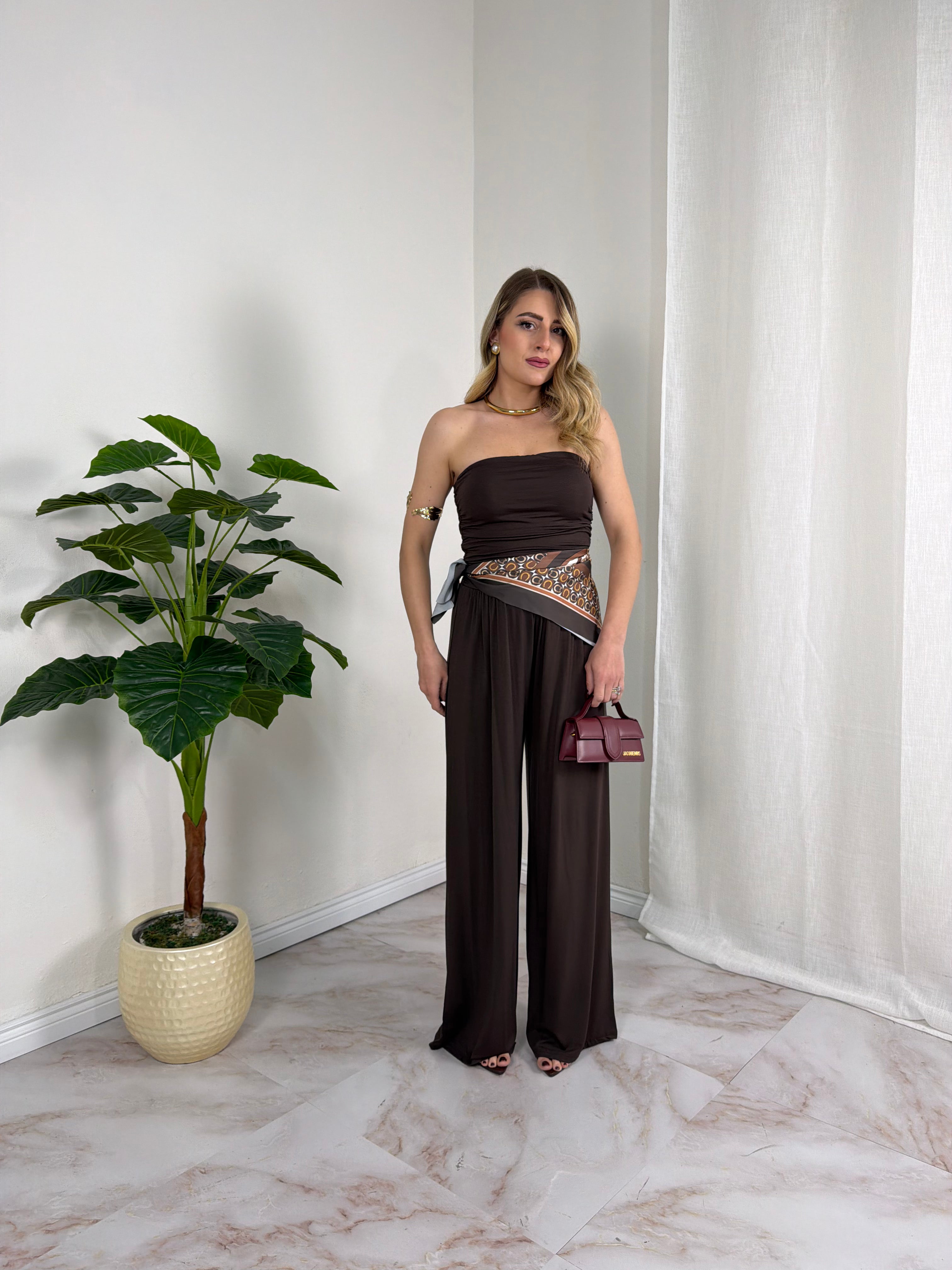 JUMPSUIT + FOULARD AMAYA