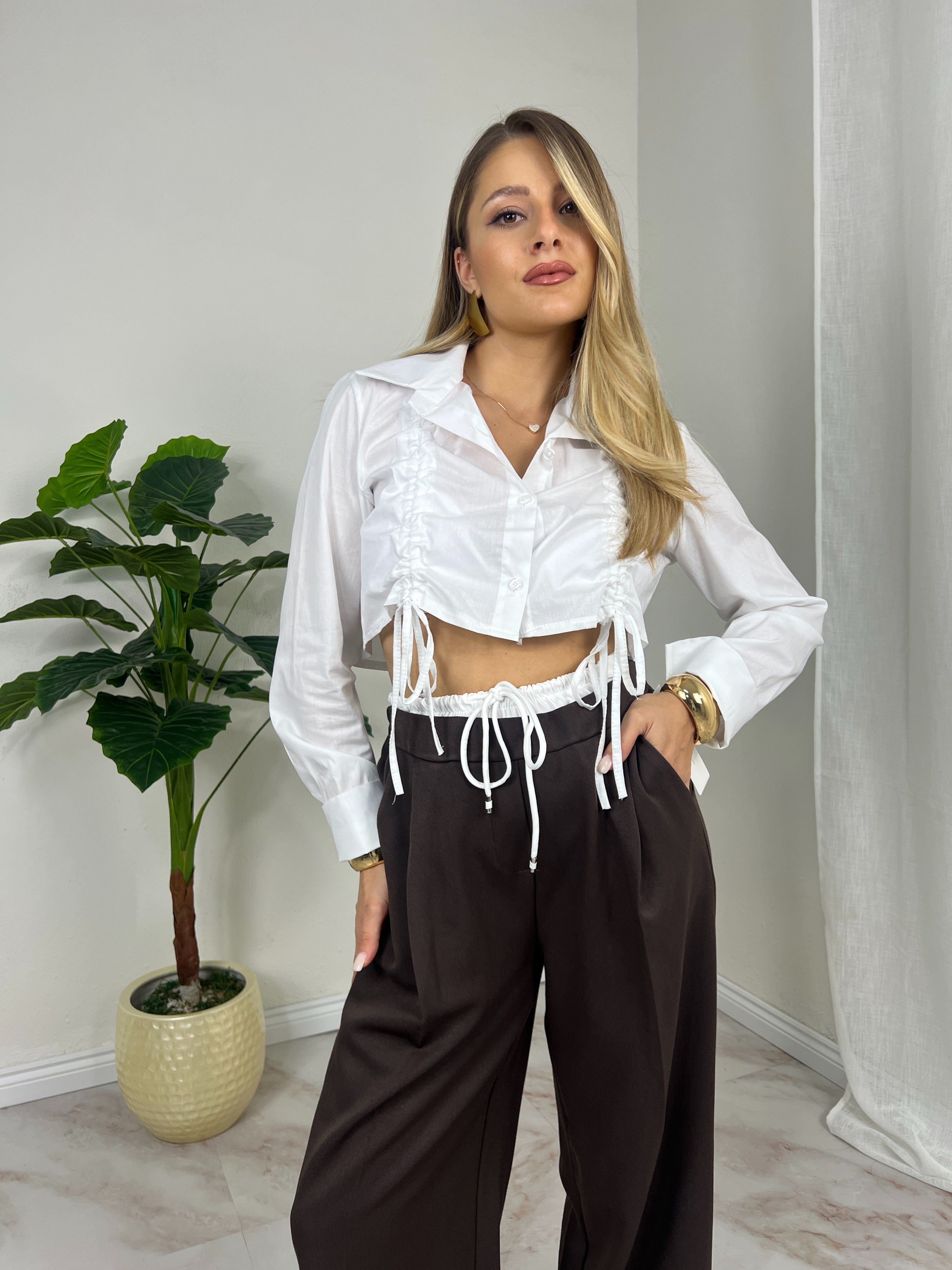 CAMICIA CROP MARILÙ