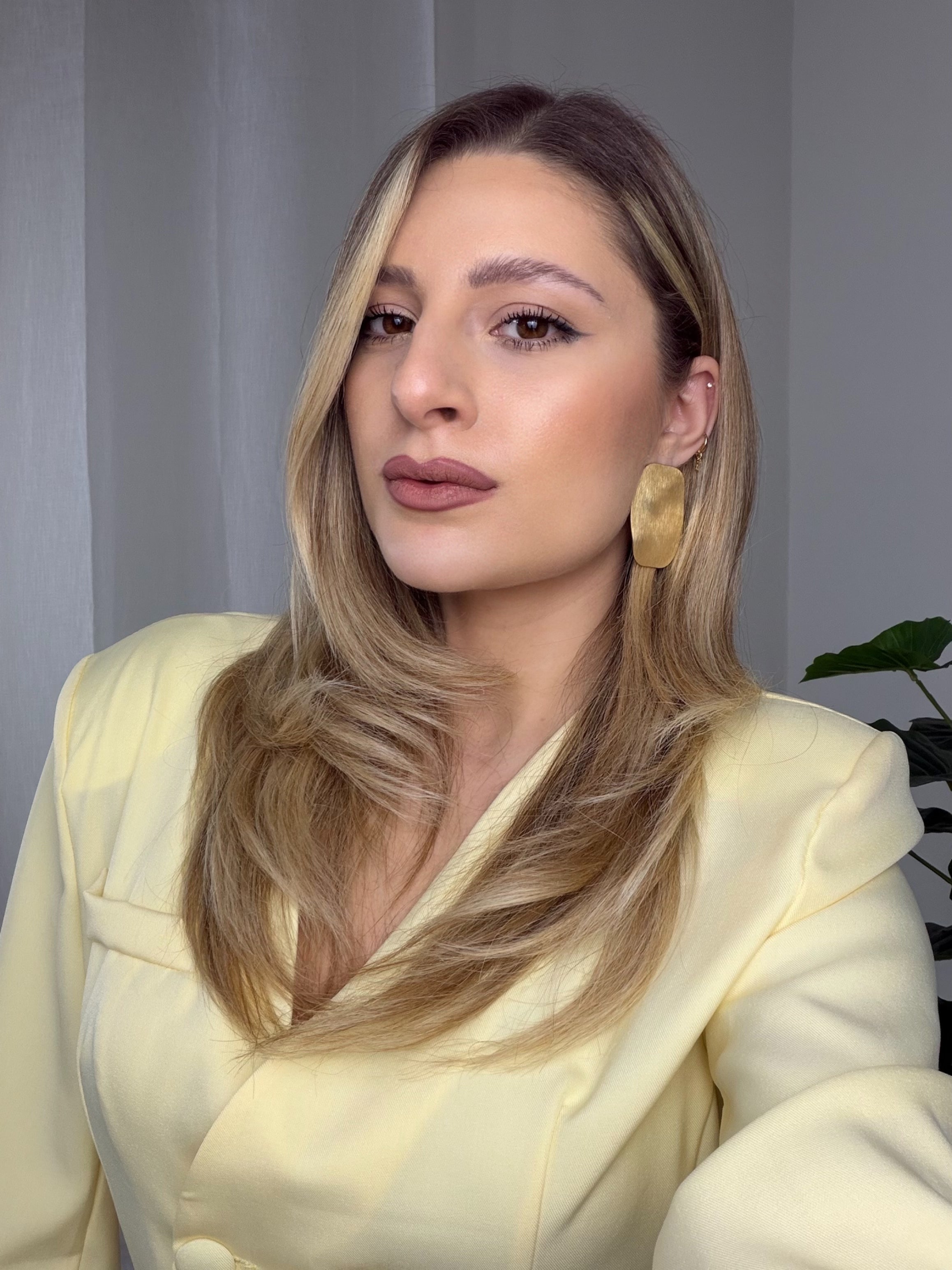 ORECCHINI QUADRATI GOLD