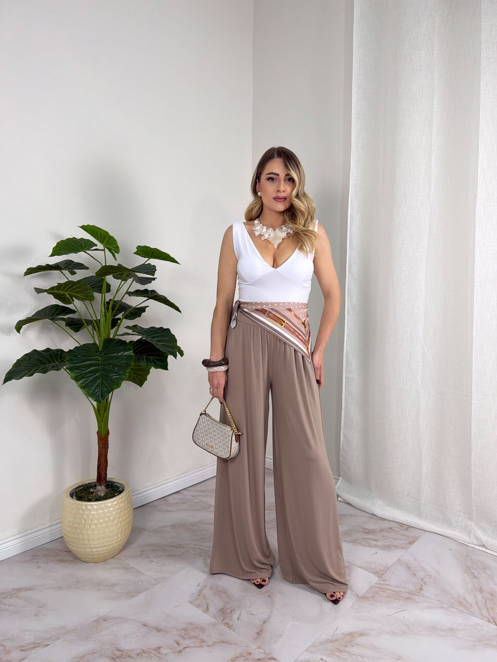 PANTALONE + FOULARD ODETTE