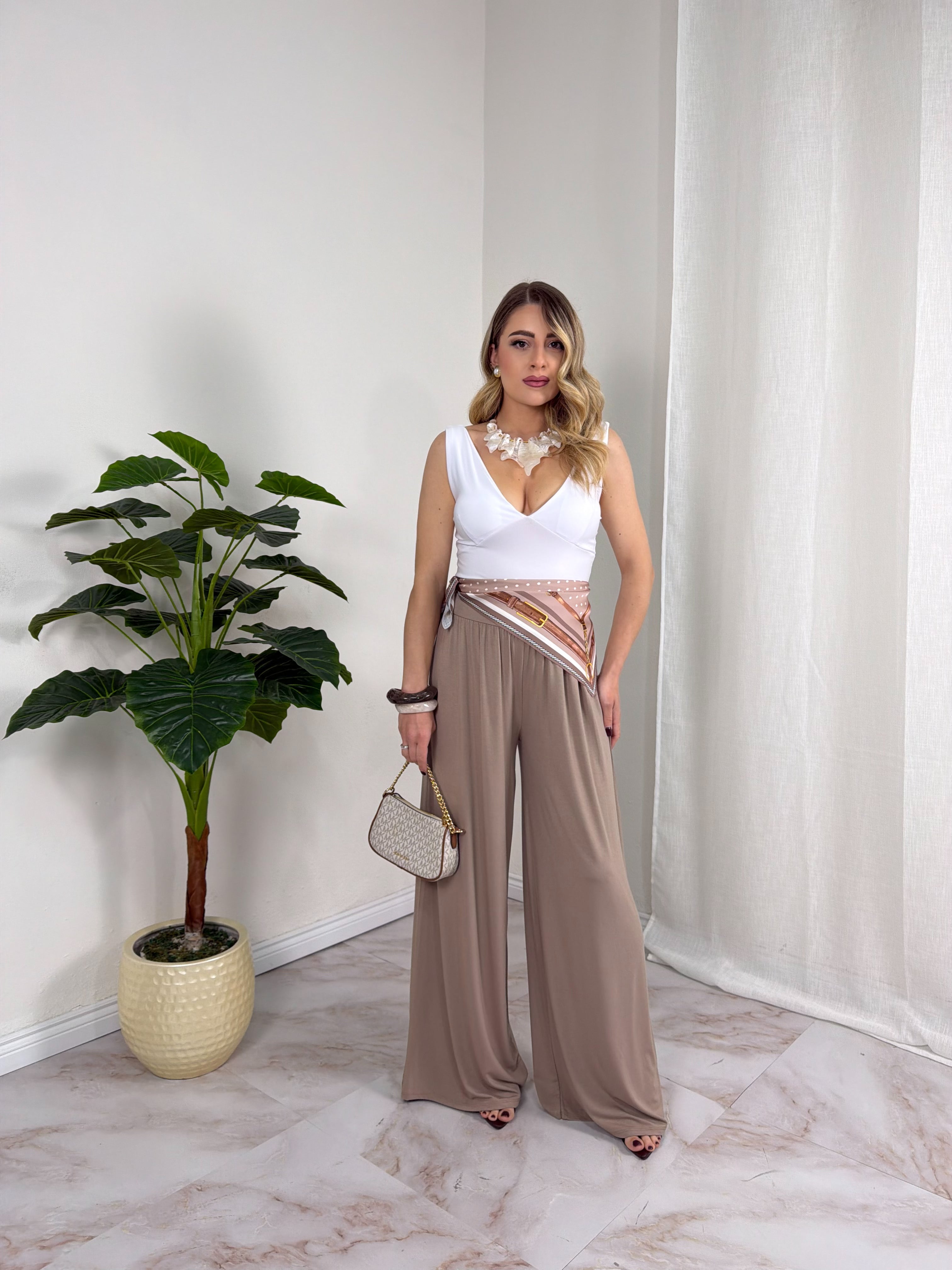 PANTALONE + FOULARD ODETTE