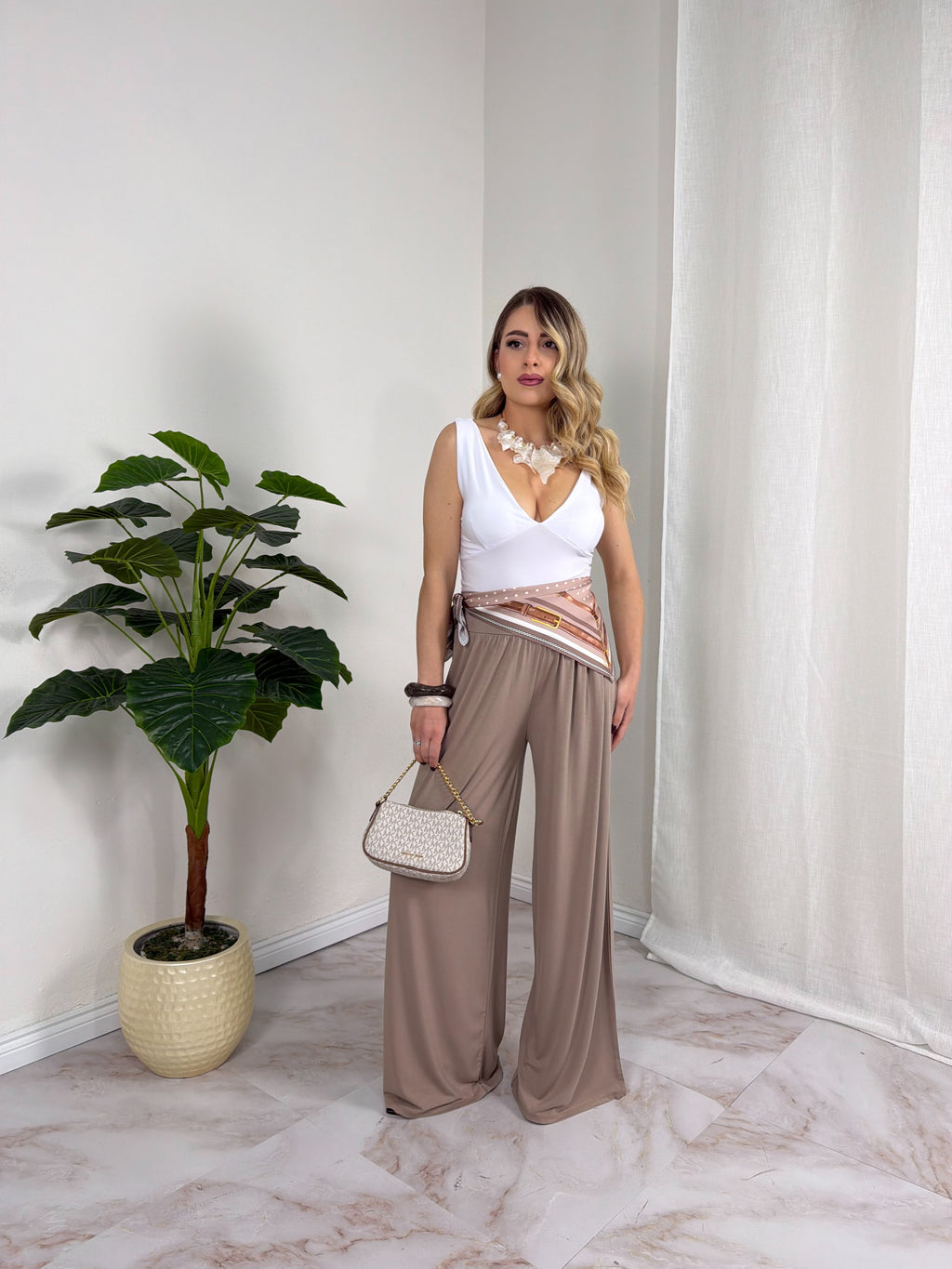 PANTALONE + FOULARD ODETTE
