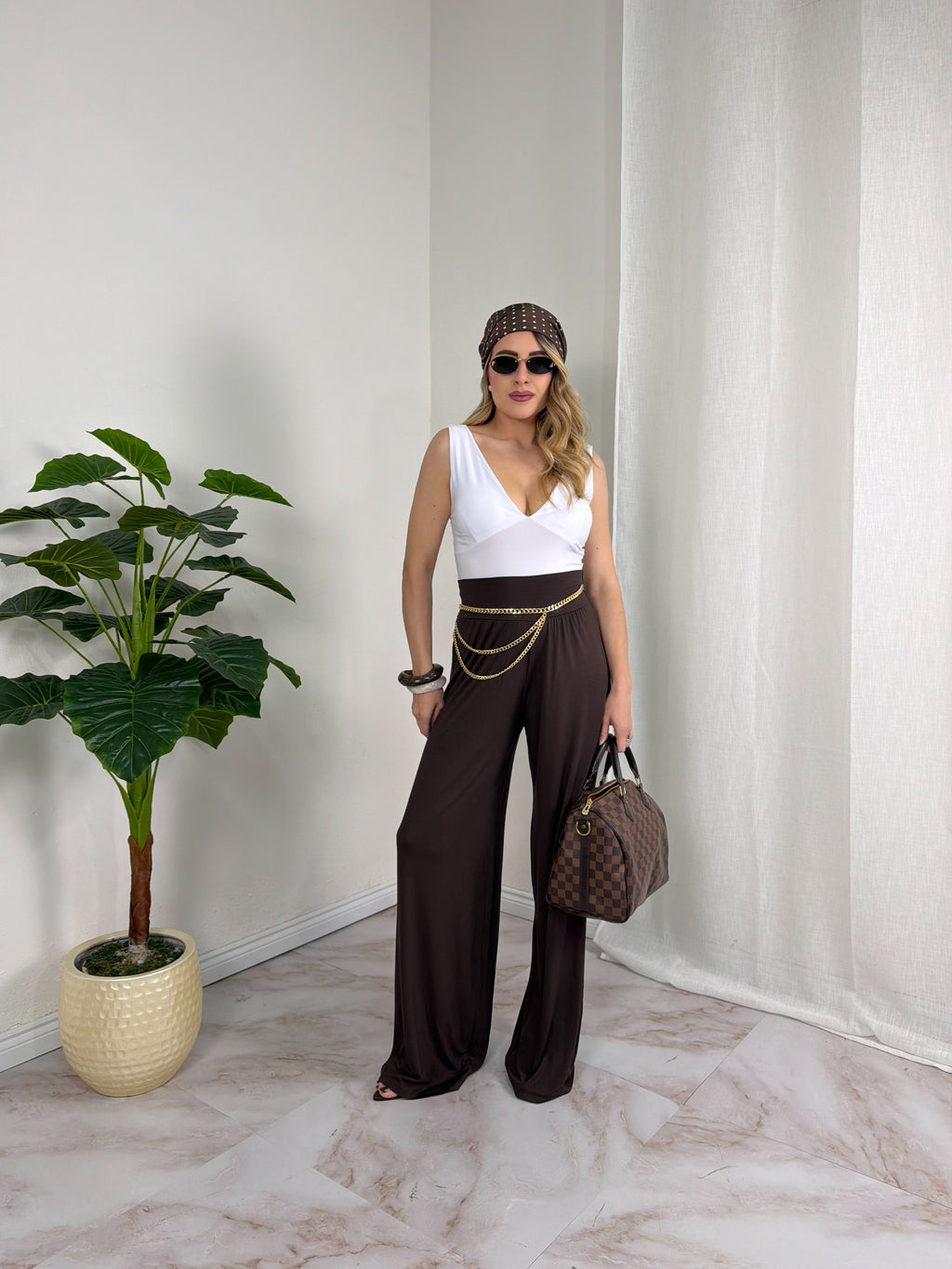 PANTALONE + FOULARD ODETTE