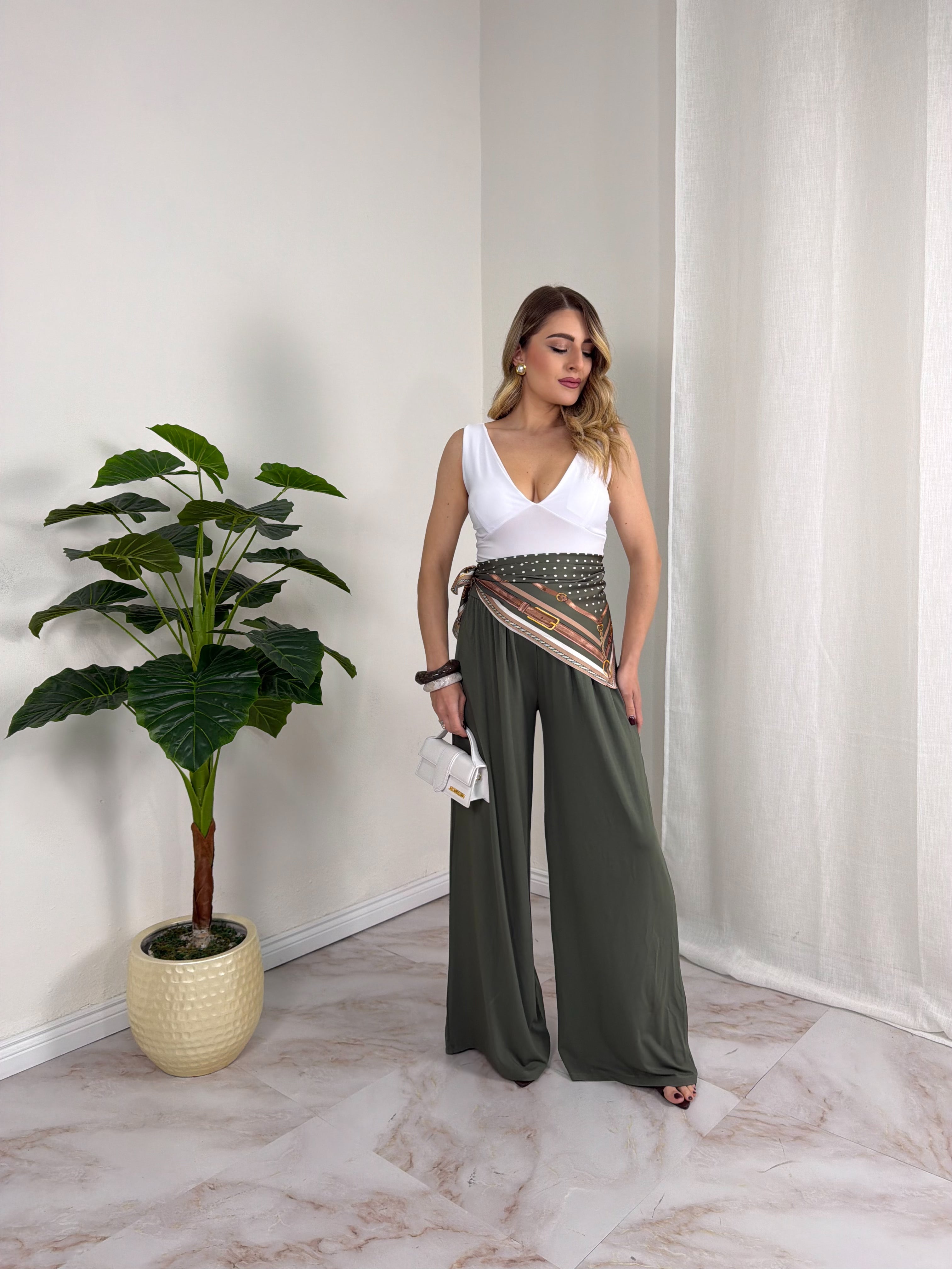 PANTALONE + FOULARD ODETTE