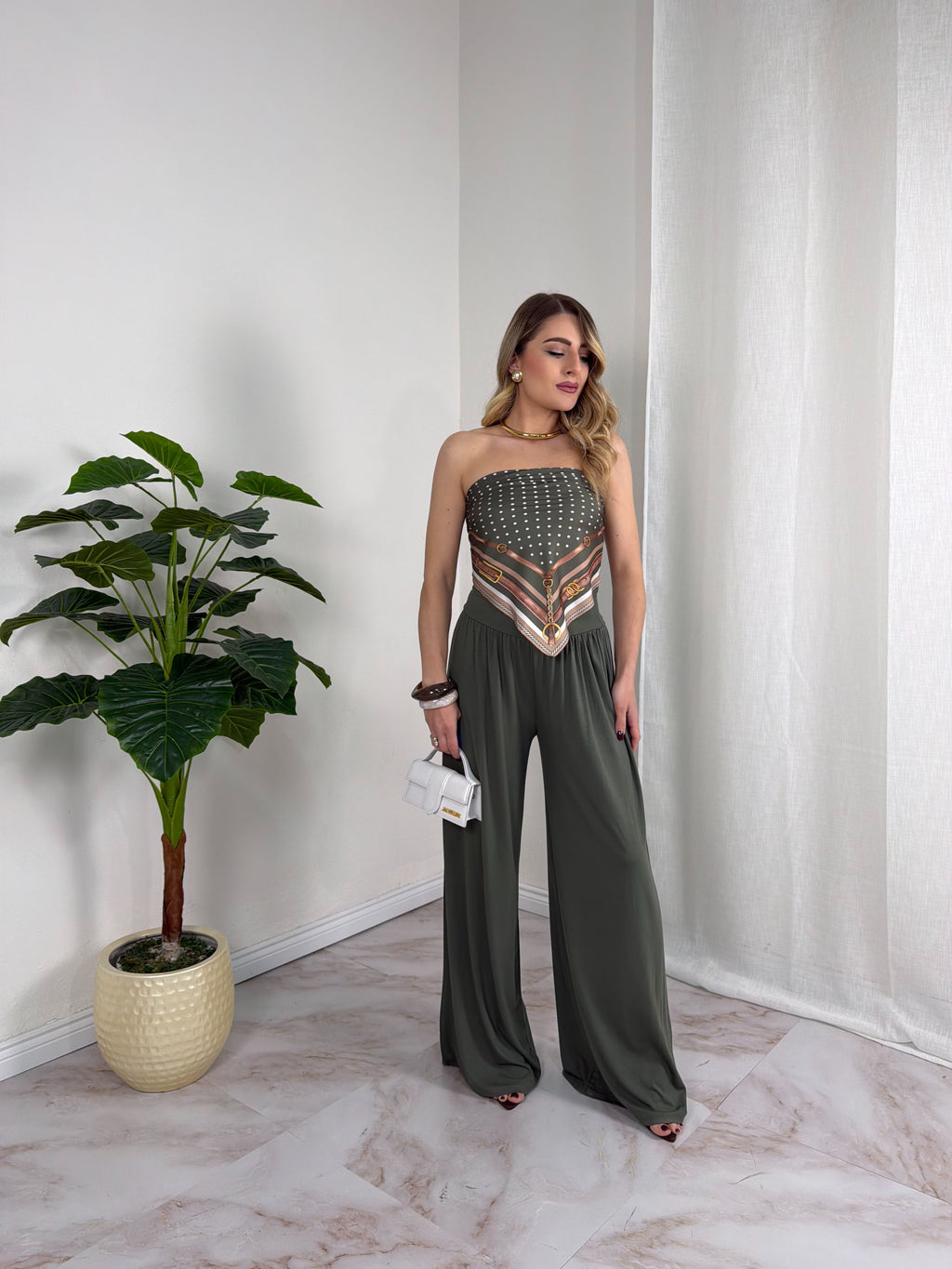 PANTALONE + FOULARD ODETTE