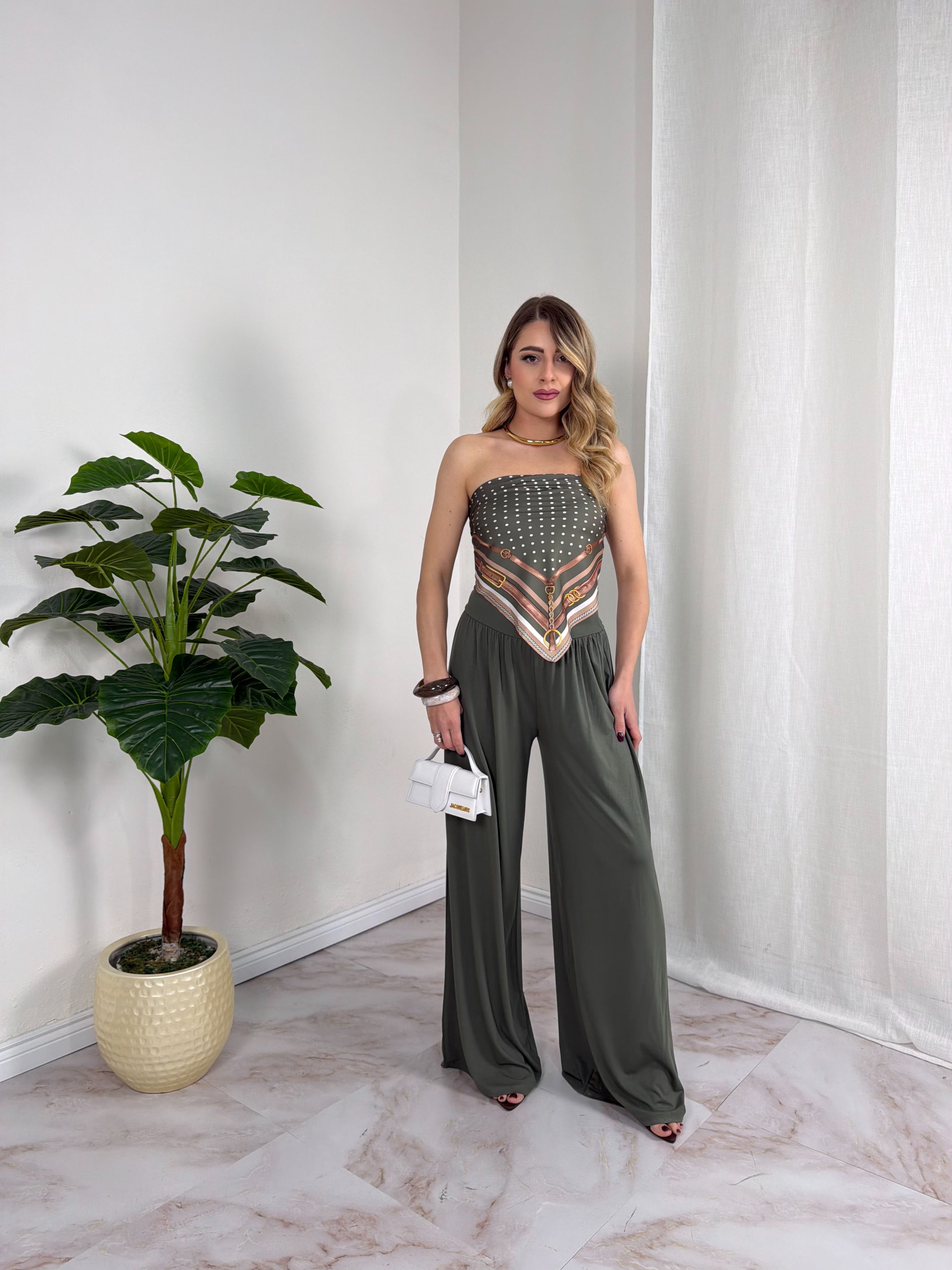 PANTALONE + FOULARD ODETTE