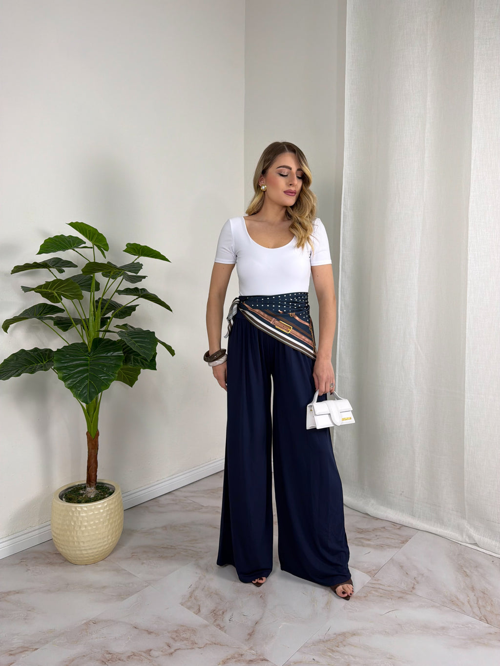 PANTALONE + FOULARD ODETTE