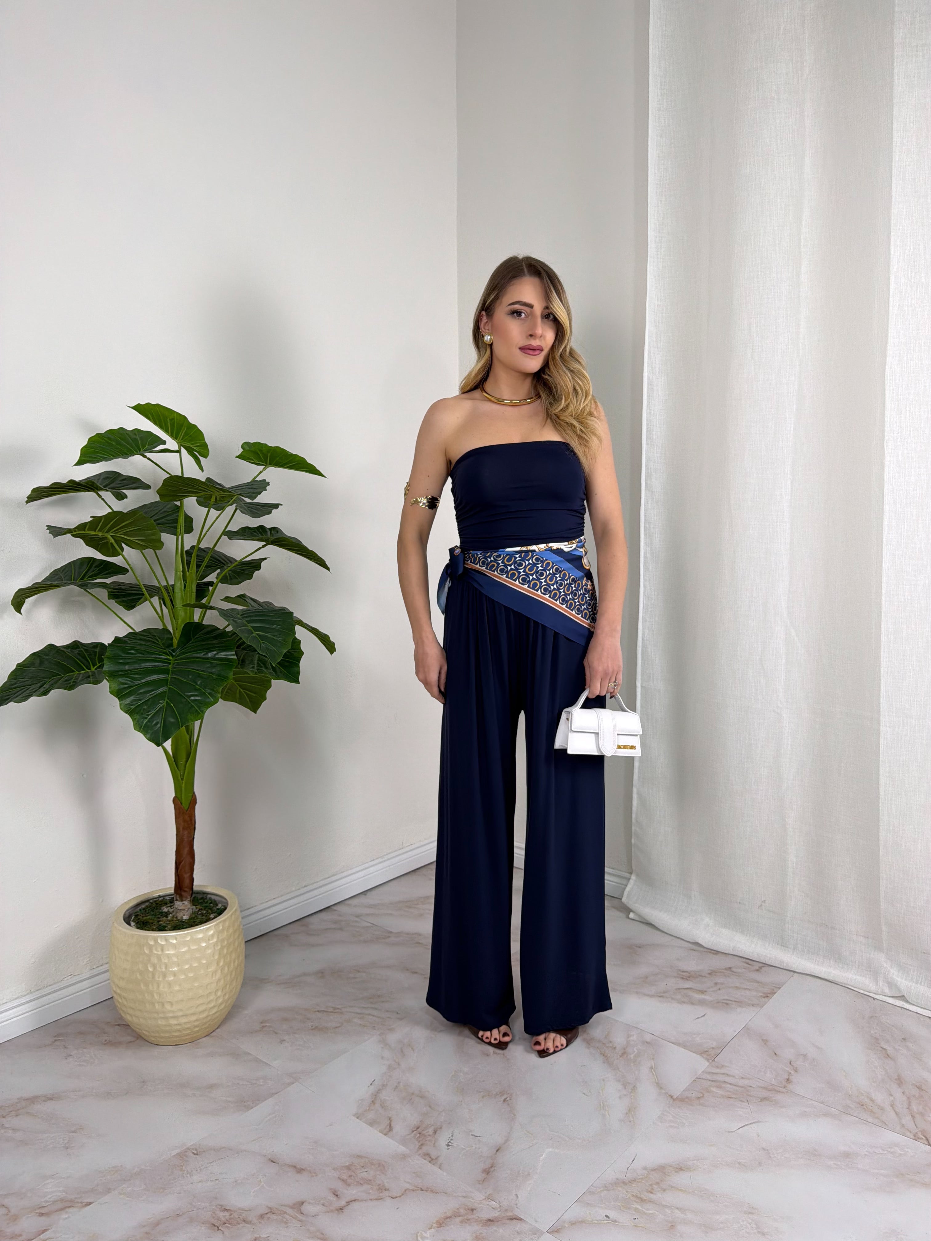 JUMPSUIT + FOULARD AMAYA