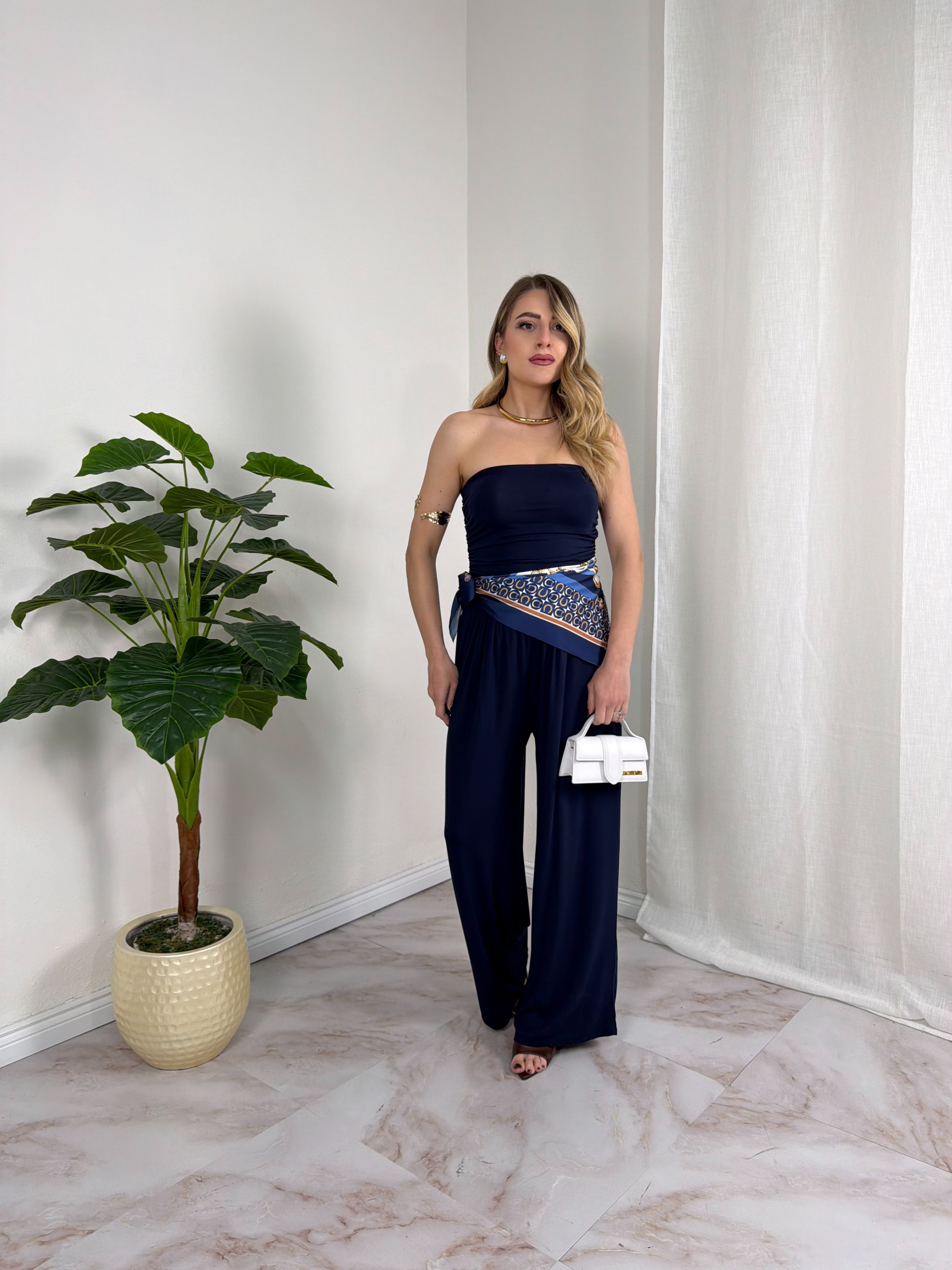 JUMPSUIT + FOULARD AMAYA