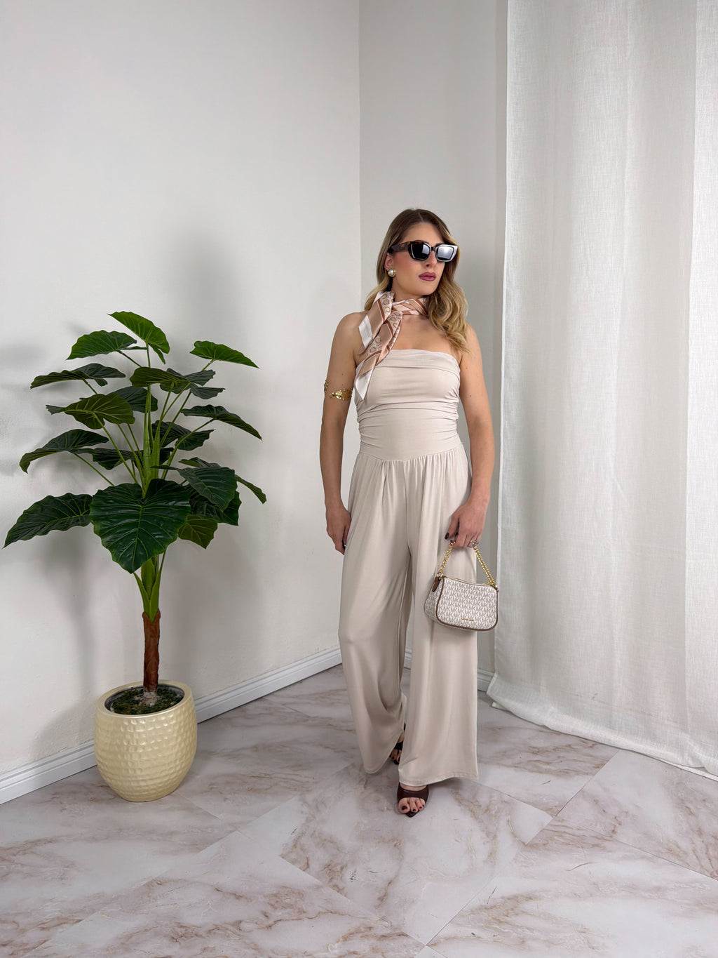 JUMPSUIT + FOULARD AMAYA