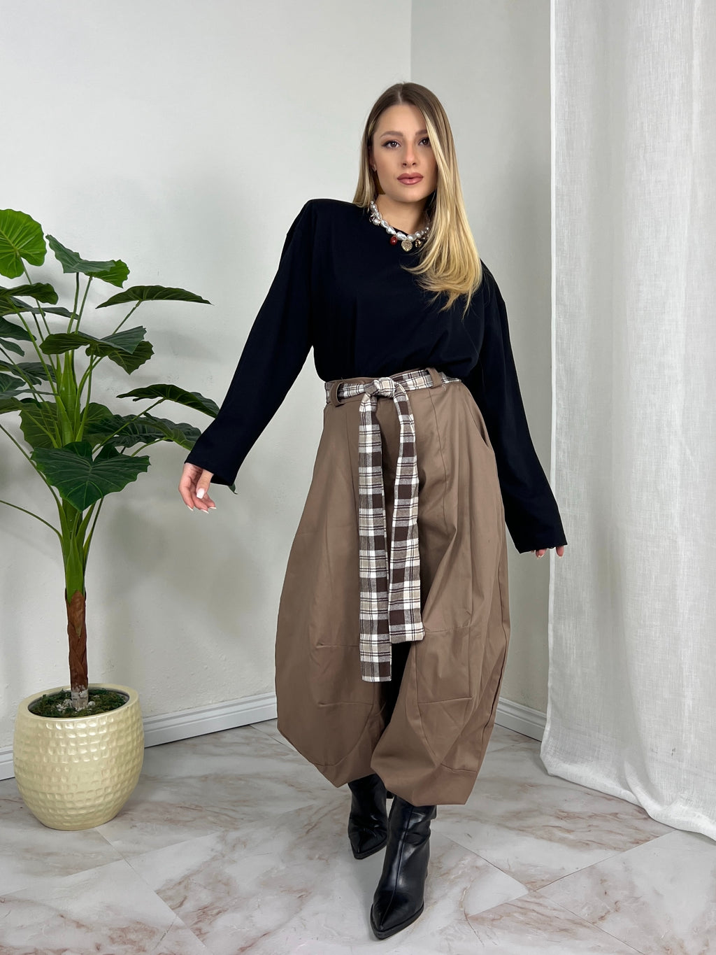 PANTALONE CINTURA CAMICIA