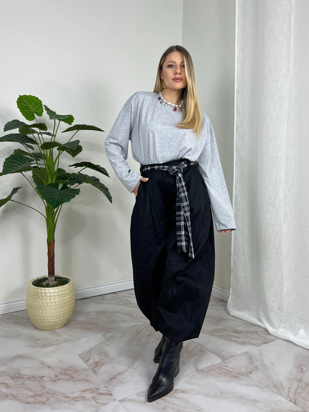 PANTALONE CINTURA CAMICIA