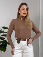 JEANS WHITE + CINTURA MARSUPIO