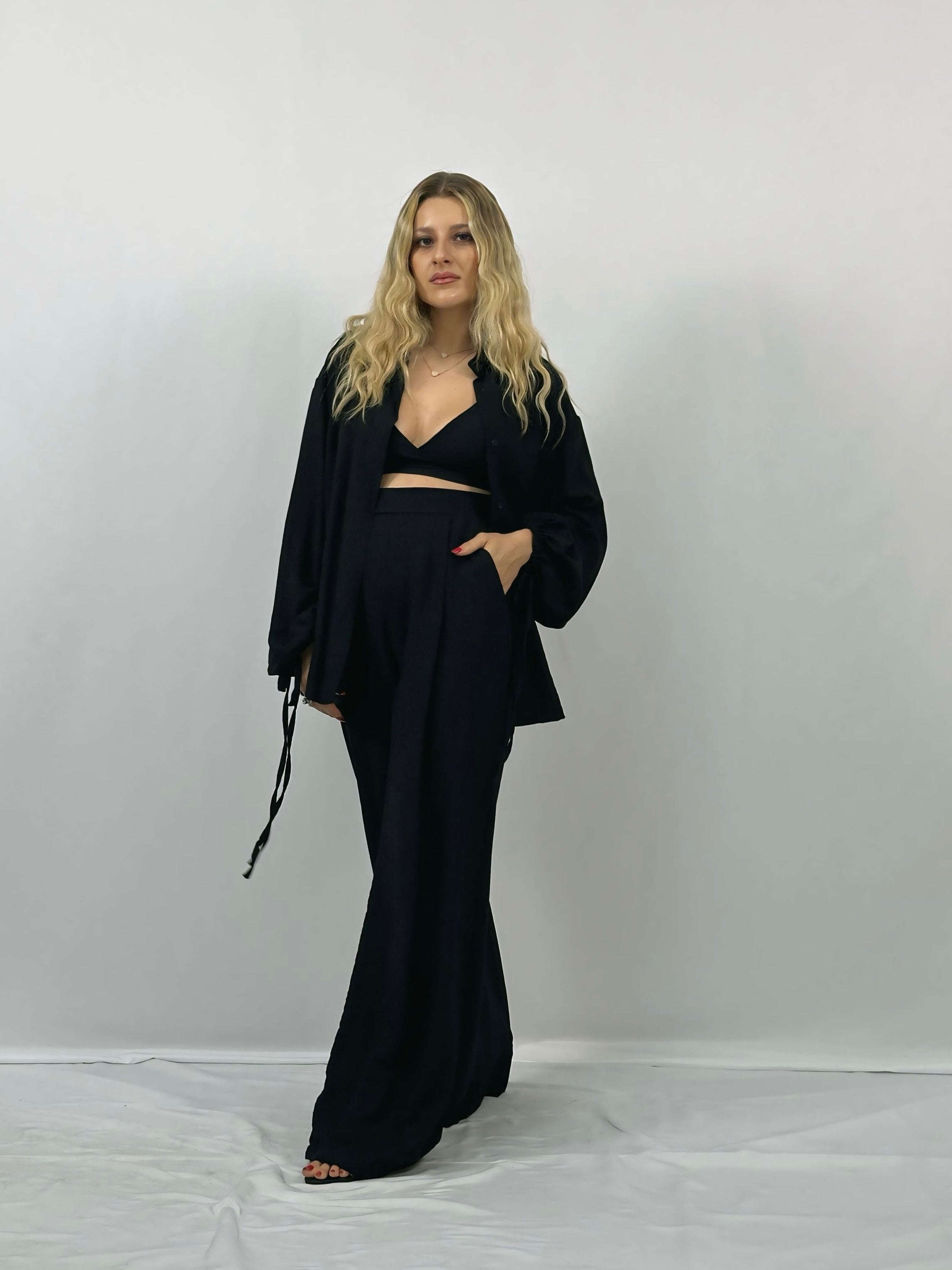 COORDINATO 3 PZ LINO