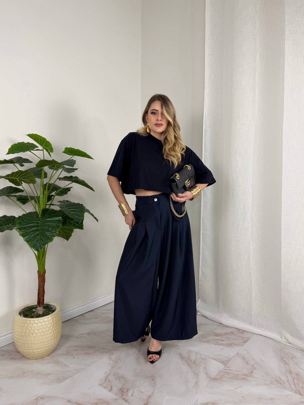 T-SHIRT CROP SPALLINA